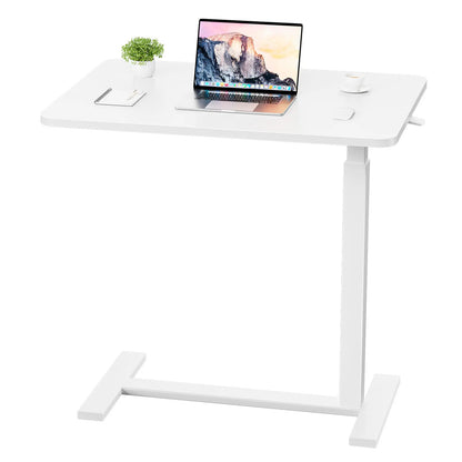 Tiltable, height-adjustable, and movable standing laptop desk